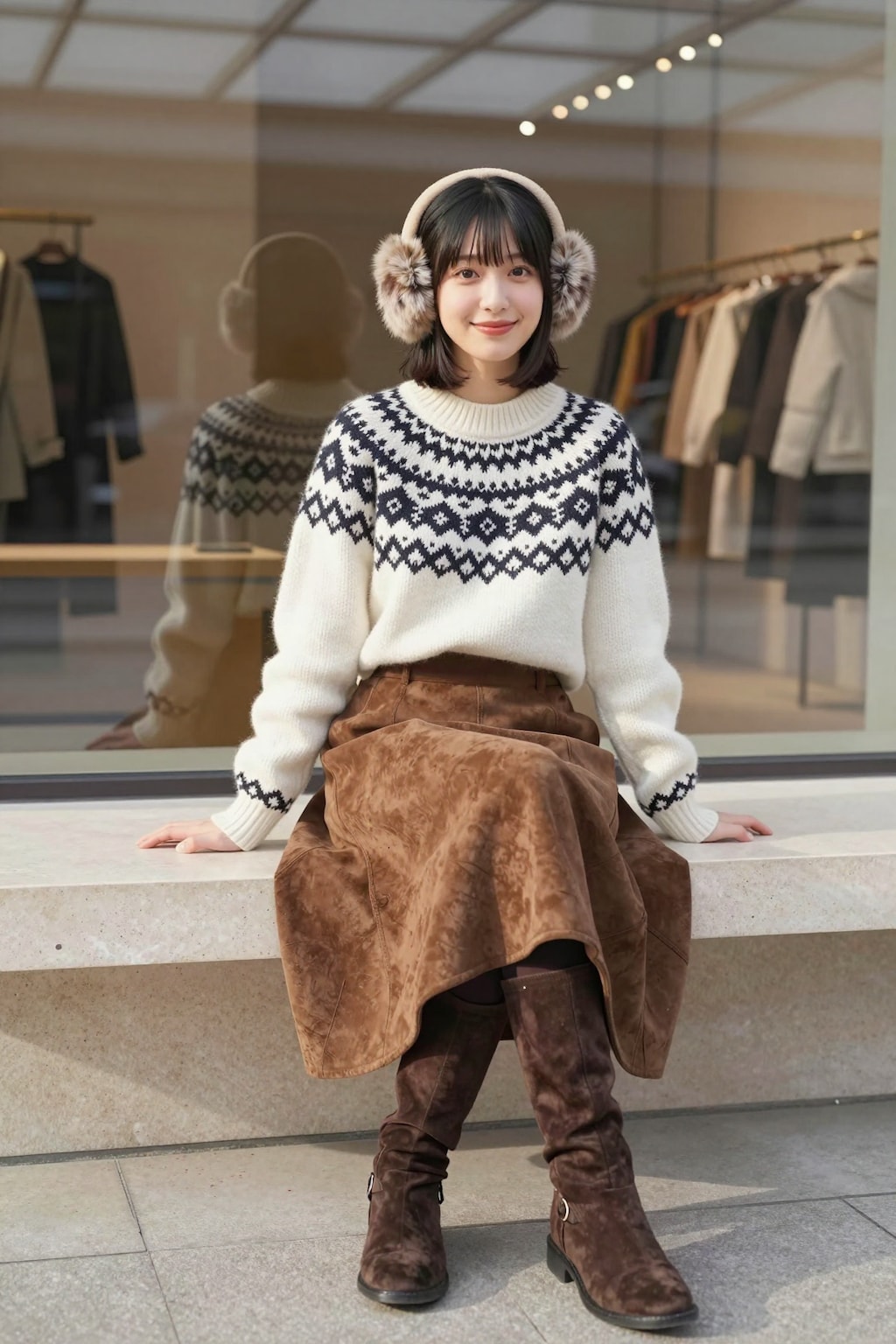 Z-Image Turboをお試し冬ファッション