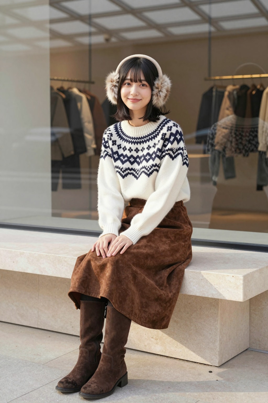 Z-Image Turboをお試し冬ファッション