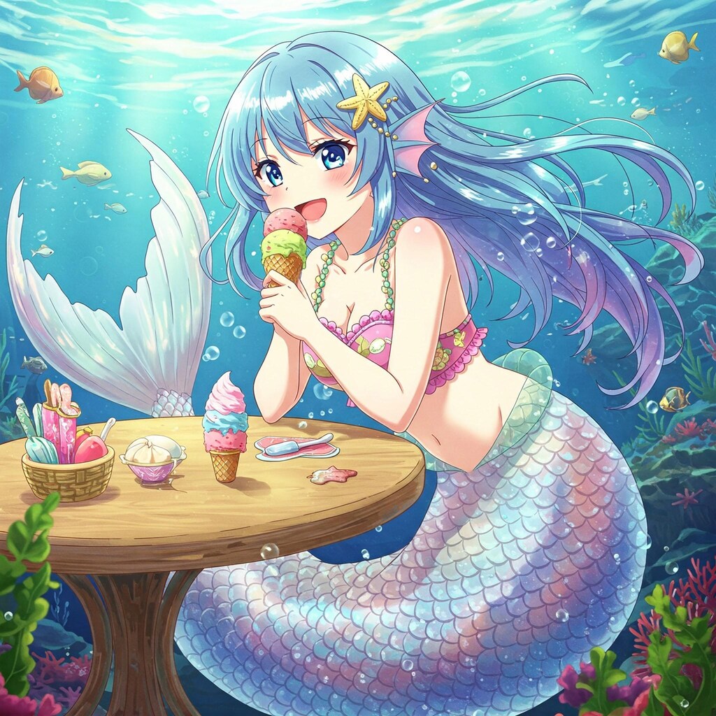 憧れのアイスクリーム