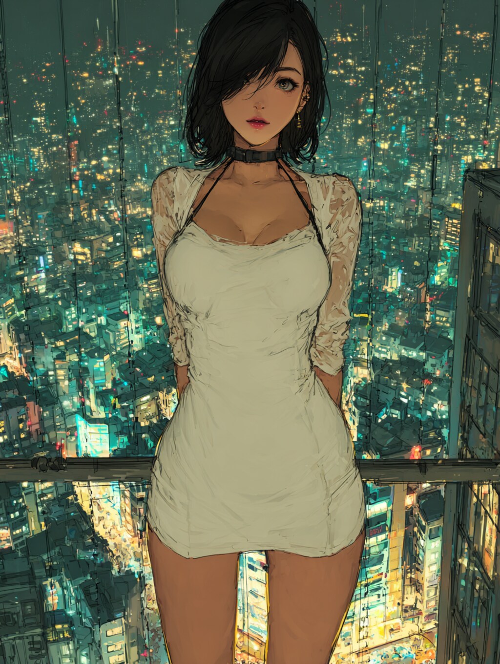 エッチなドレス着た女の子