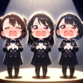 合唱中？のうちのちび達。 3枚目