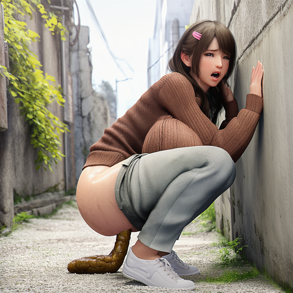※閲覧注意　路上排便