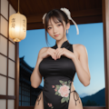 ちょうちんとチャイナ服 3枚目
