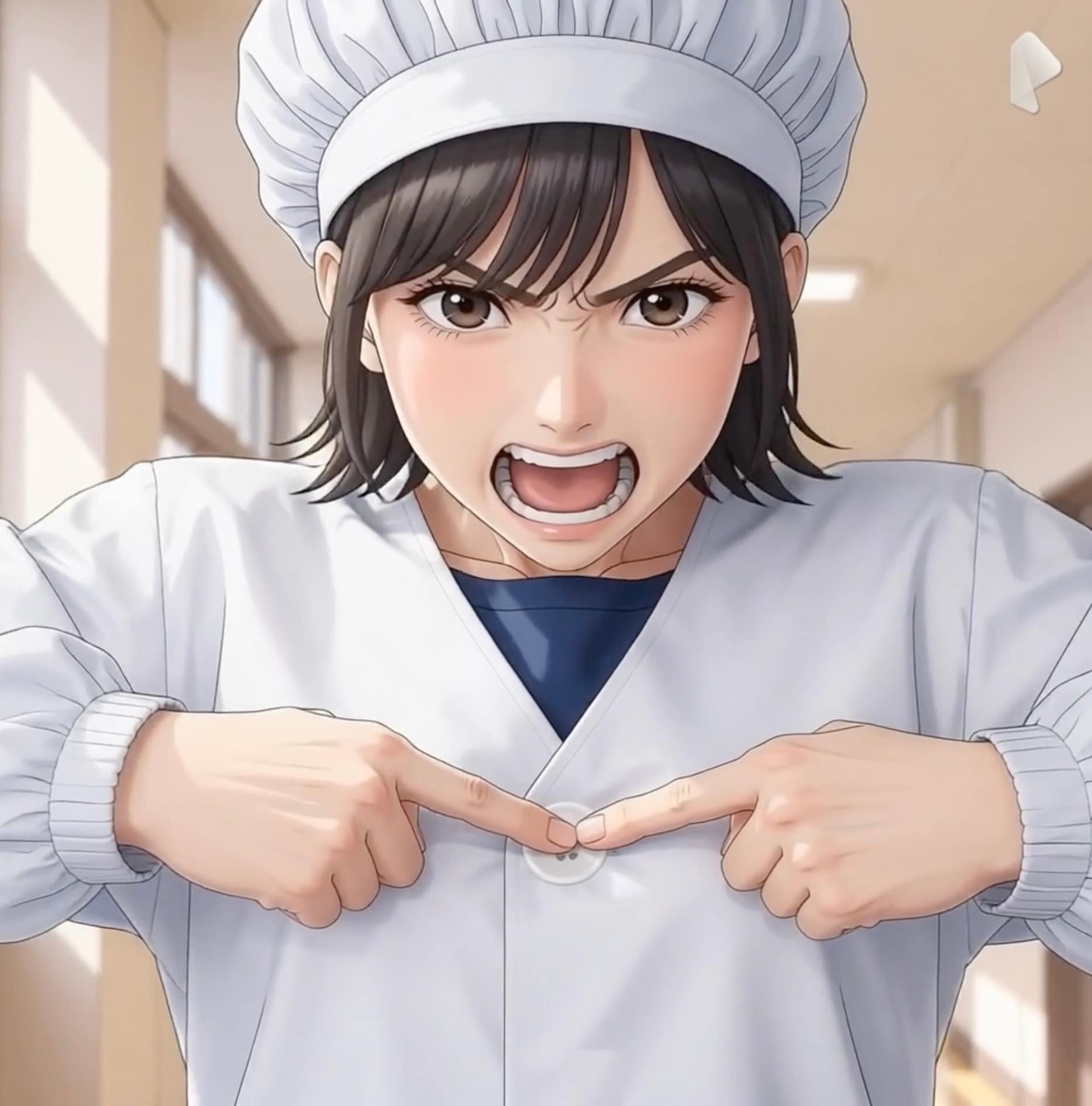 給食当番（戦闘編17） | の人気AIイラスト・グラビア