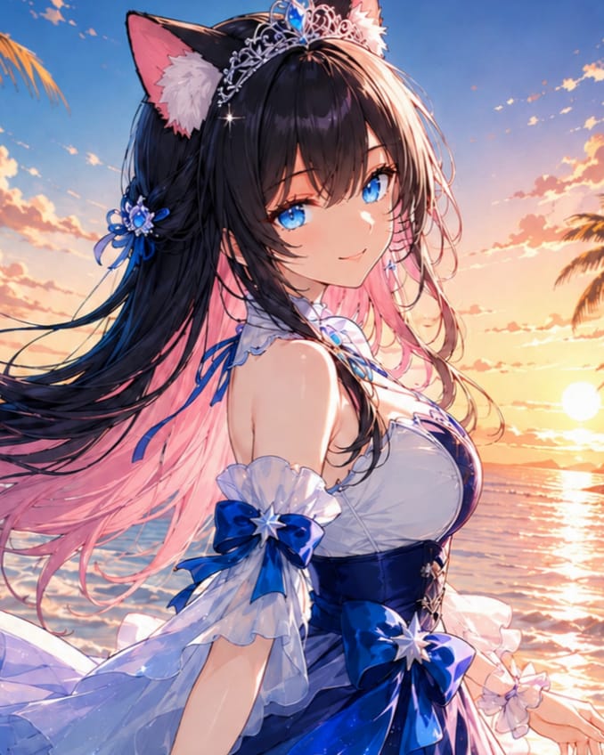 黒猫のリナ