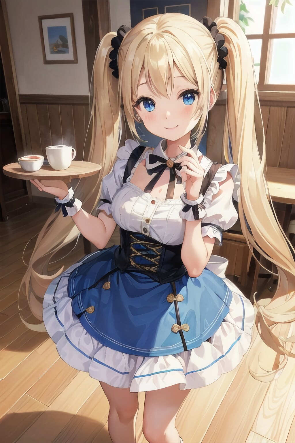 金髪ツインテ店員ちゃん