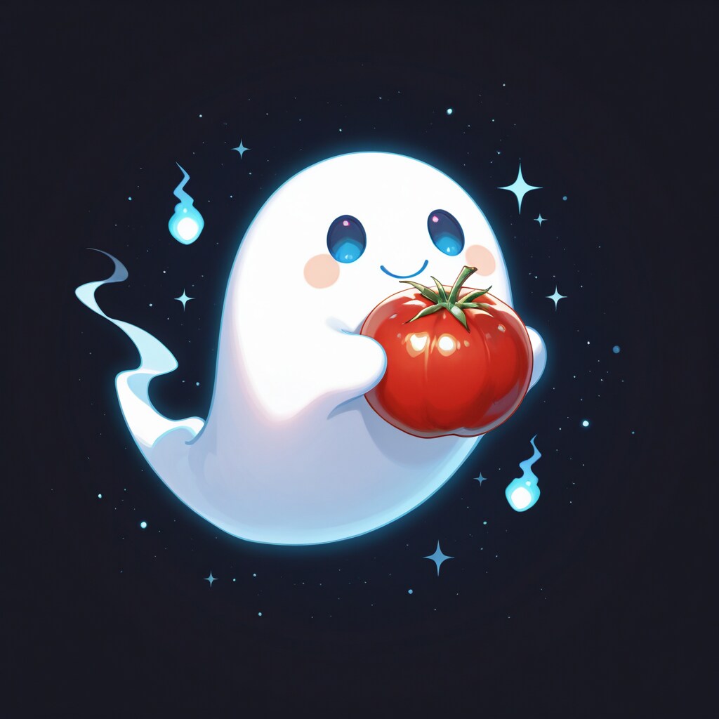 トマトとお化けさん