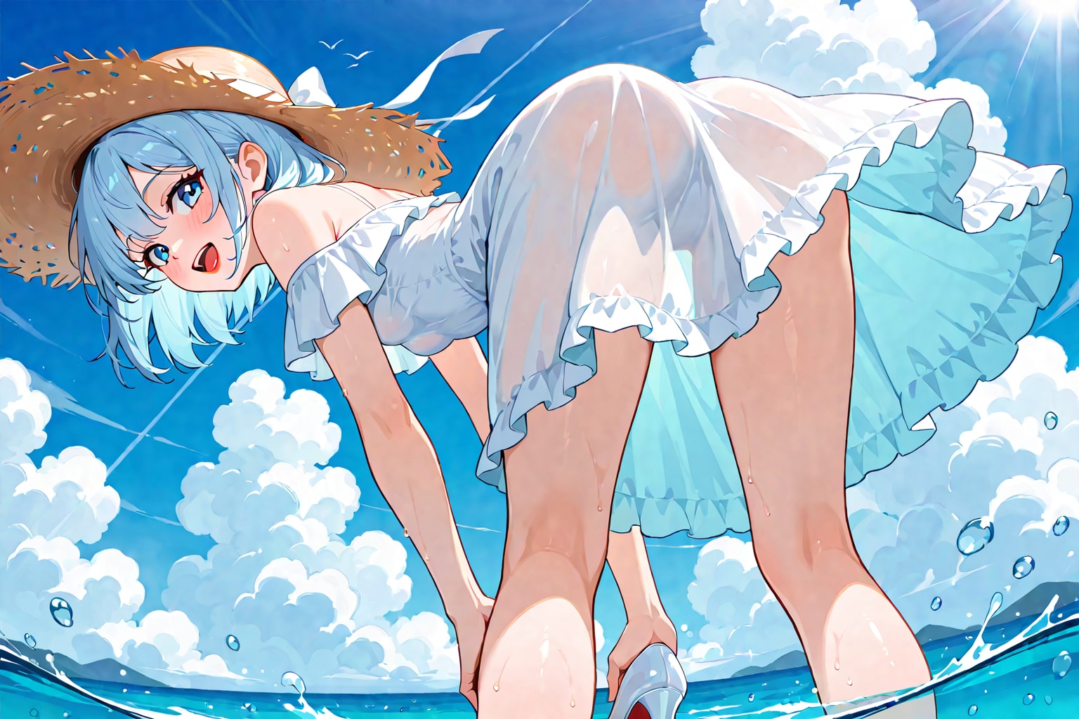 海があったら、つい