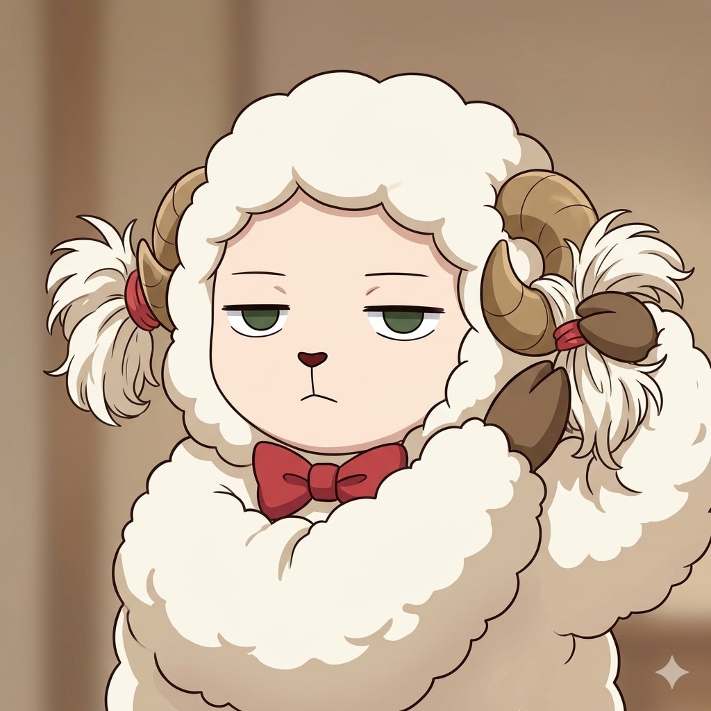 お洒落なヒツジ