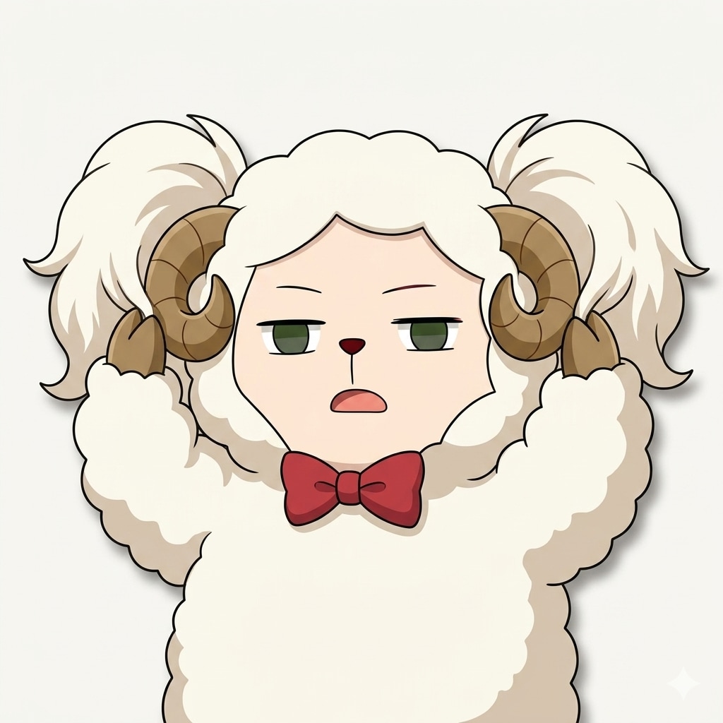 お洒落なヒツジ