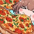 [勝手コラボ]あやぞうちゃんがおピッツァもぐもぐ 2枚目