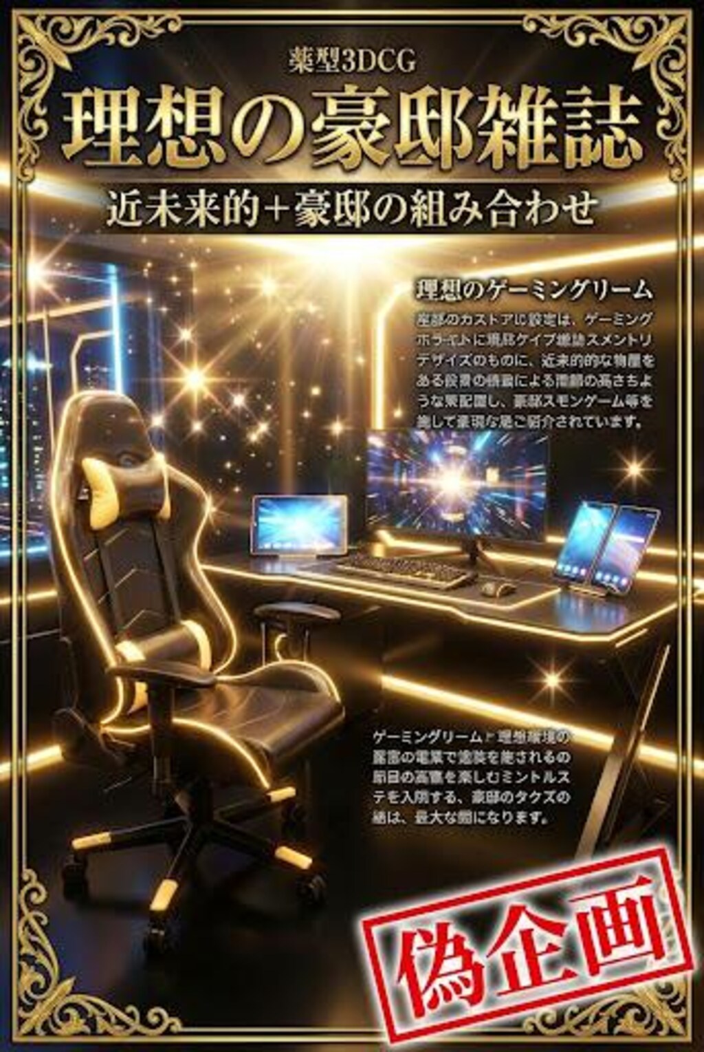 理想の豪邸　ゲーミング部屋