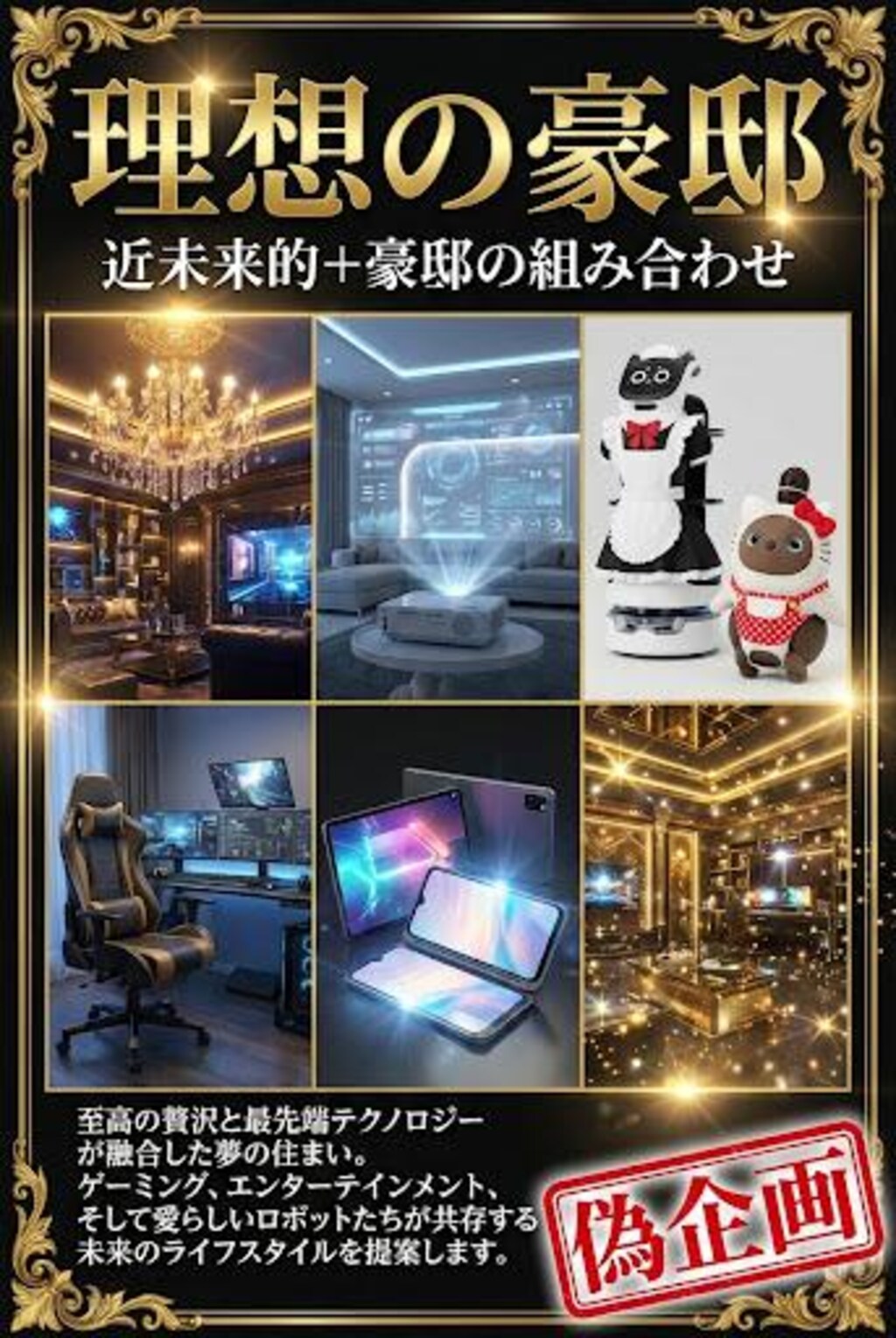 理想の豪邸　ゲーミング部屋