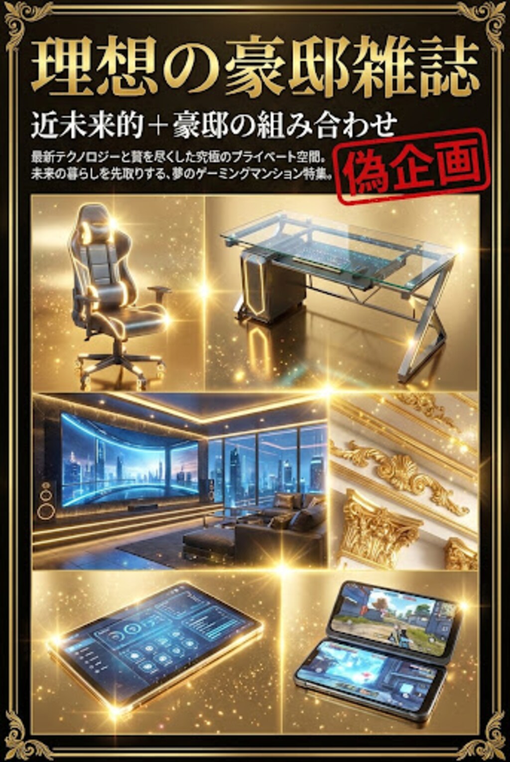 理想の豪邸　ゲーミング部屋