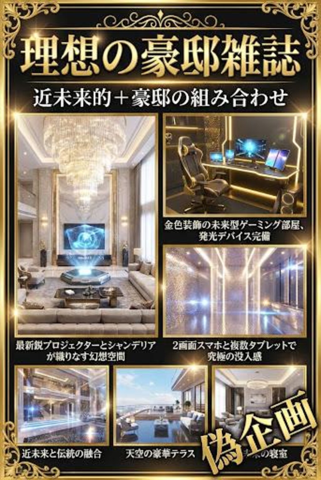 理想の豪邸　ゲーミング部屋