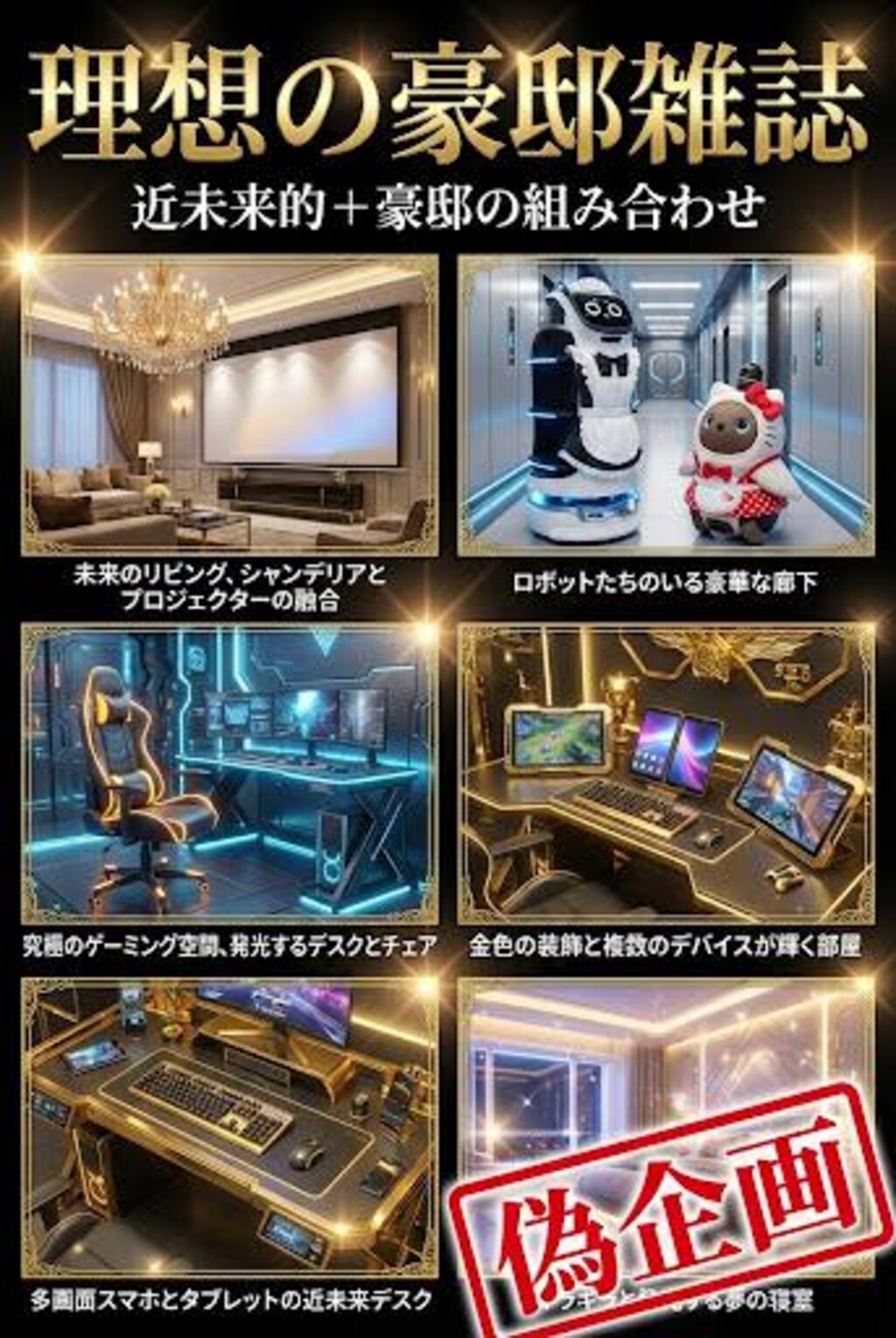 理想の豪邸　ゲーミング部屋