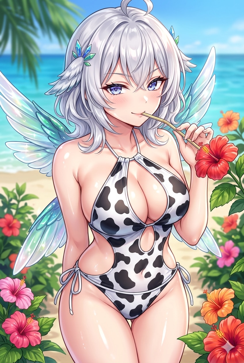ハチドリ擬人化(ありがとうホルスタイン)