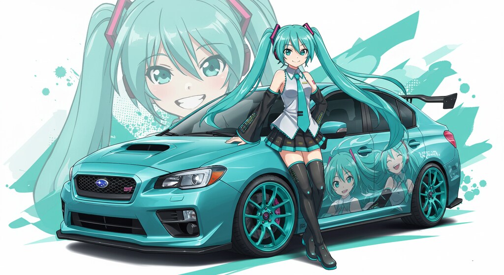初音ミクとWRXS4