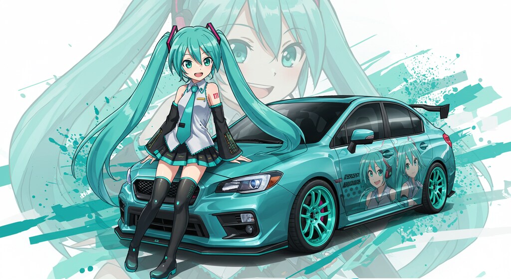 初音ミクとWRXS4