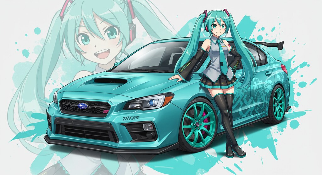 初音ミクとWRXS4