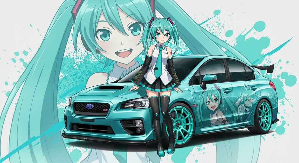 初音ミクとWRXS4