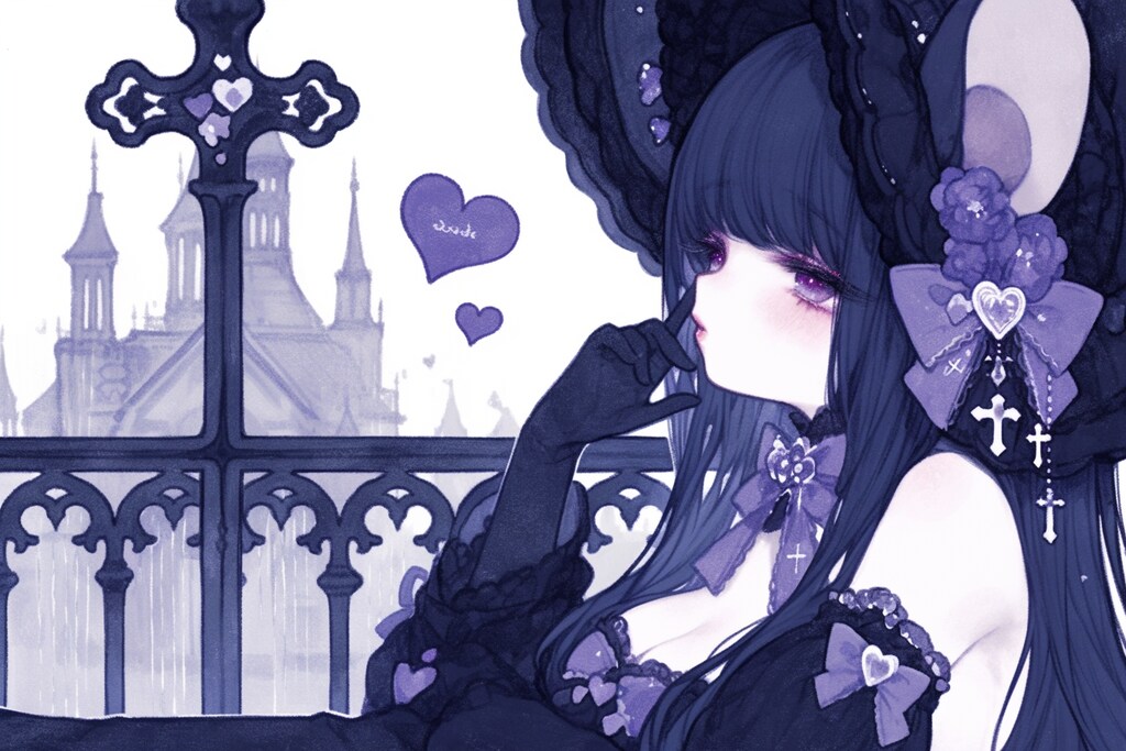 黒髪ロングでいきましょう