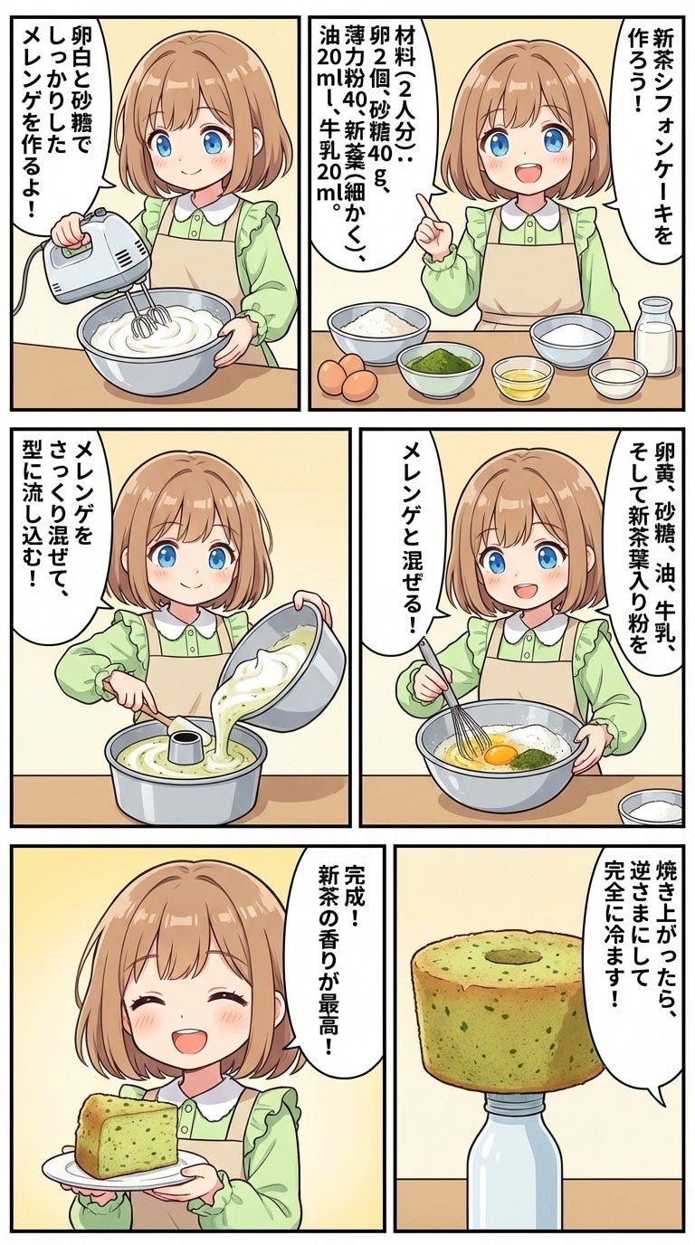 新茶シフォンケーキ | の人気AIイラスト・グラビア