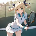 ツインドリルさん テニス 5枚目