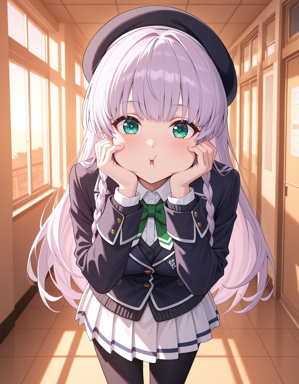 放課後にらめっこ