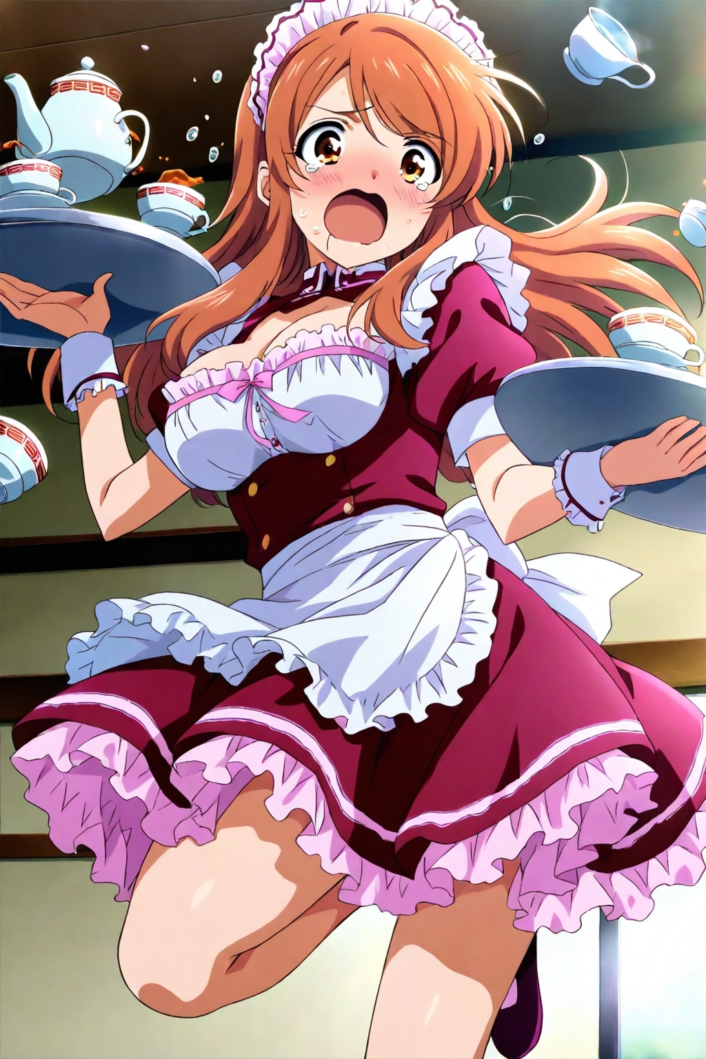 転ぶ朝比奈みくる