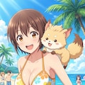 謎の生き物を肩に乗せる系女子 4枚目