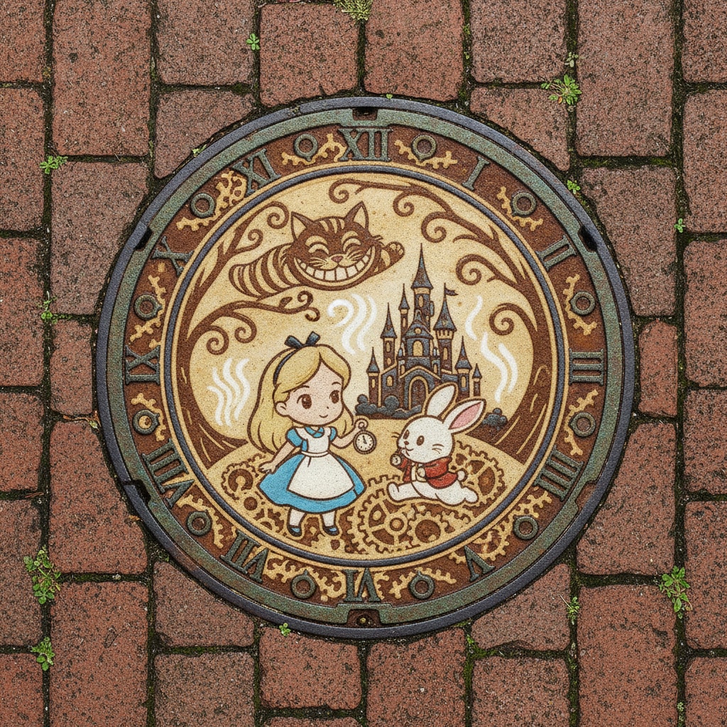 ラテアート×マンホール