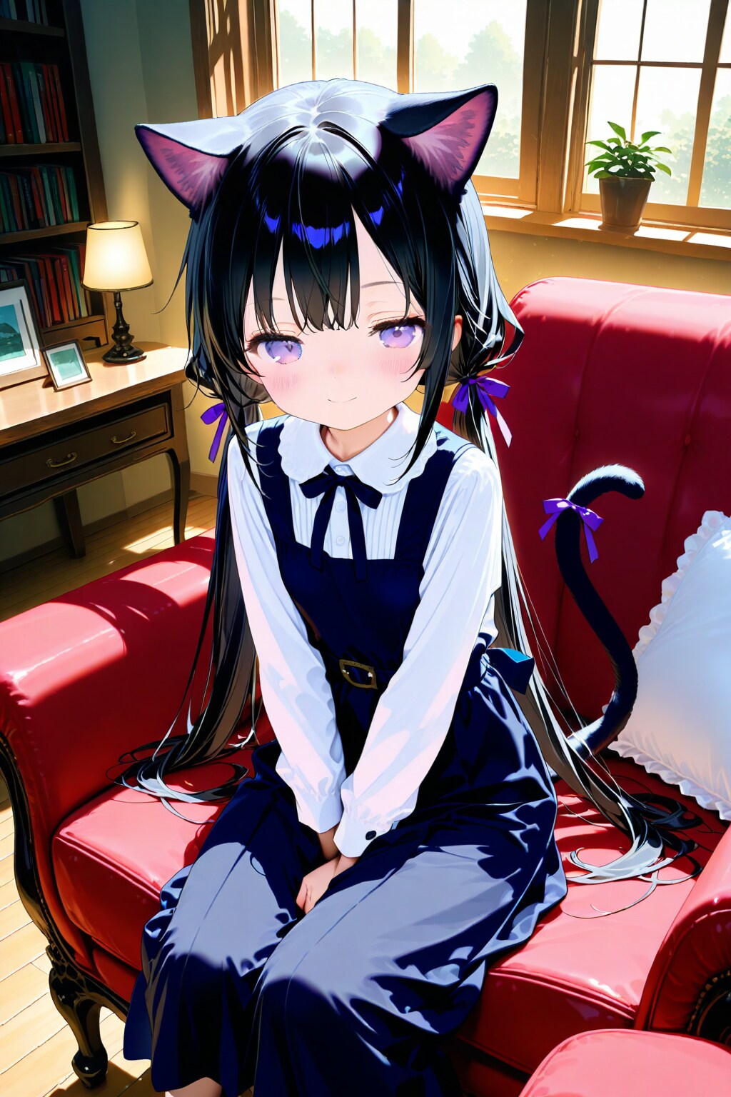 猫娘のポートレート　モモちゃん