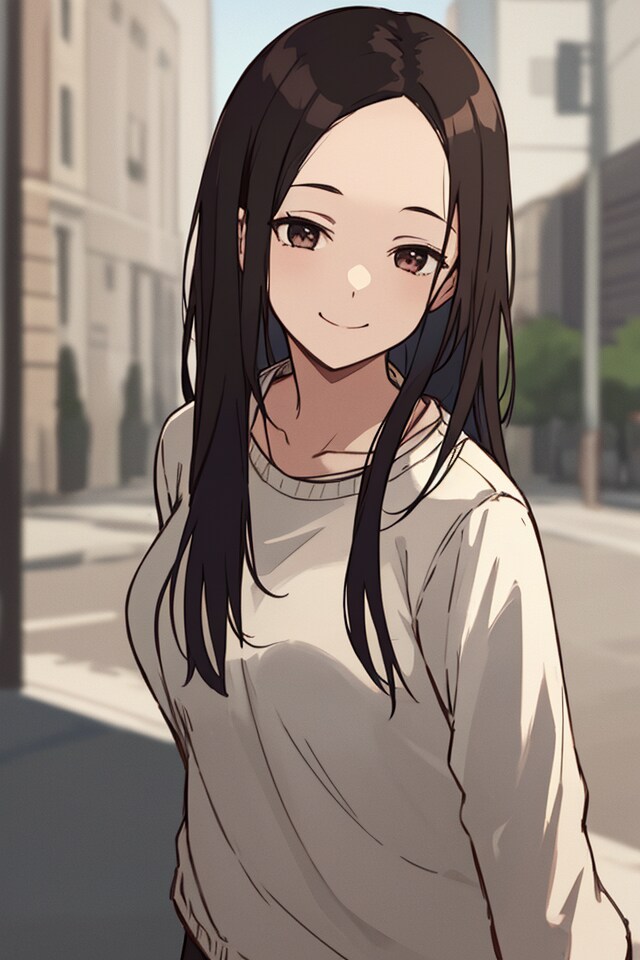 黒髪おねえさん