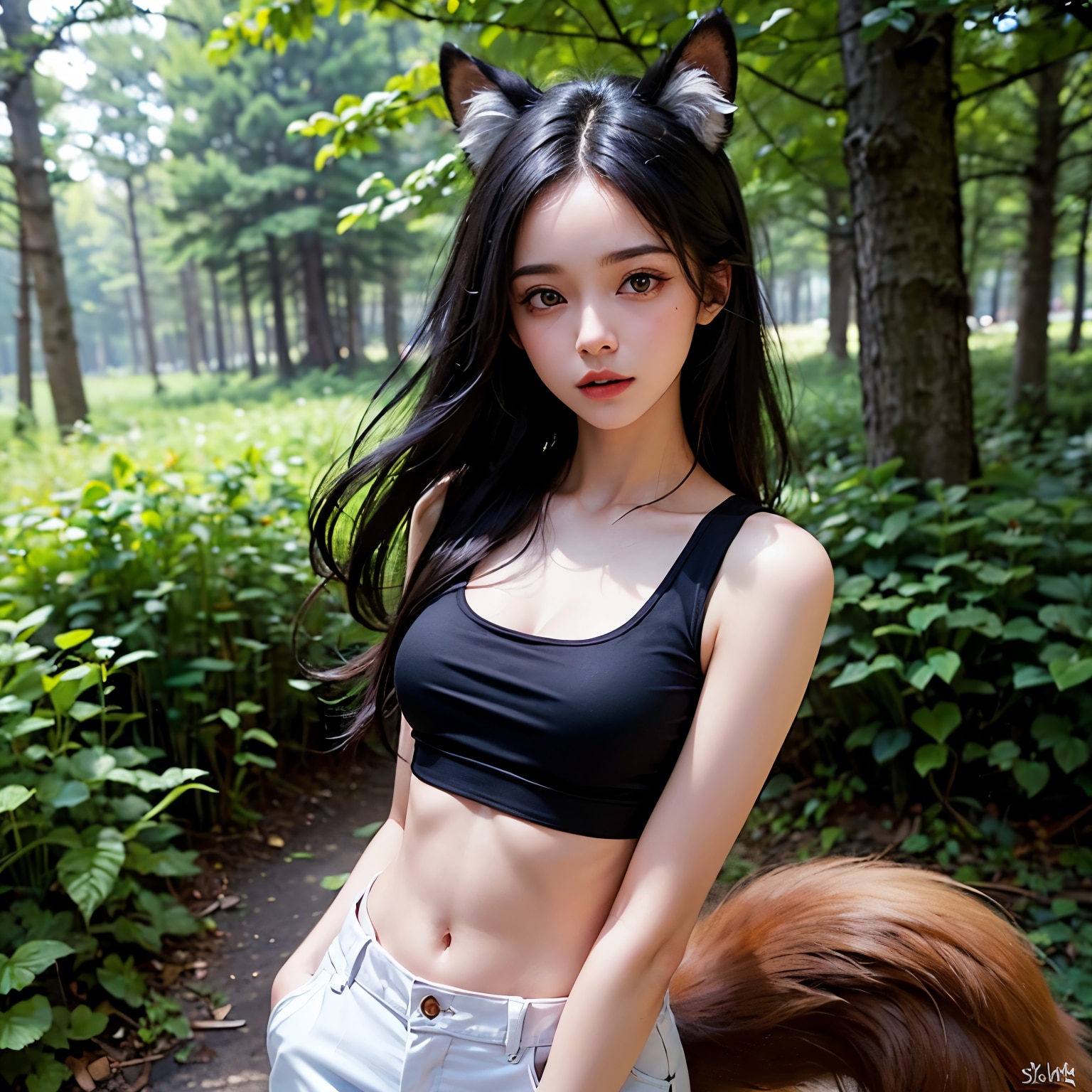 可愛い獣娘　和歌月まりあ