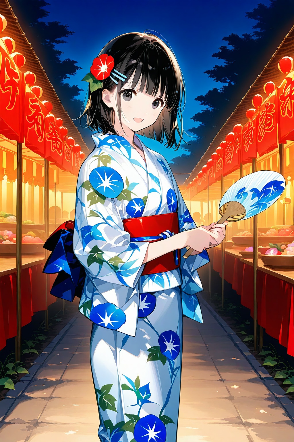 夏祭りの妹ちゃん✨
