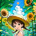 夏少女 (ひまわり) 2枚目