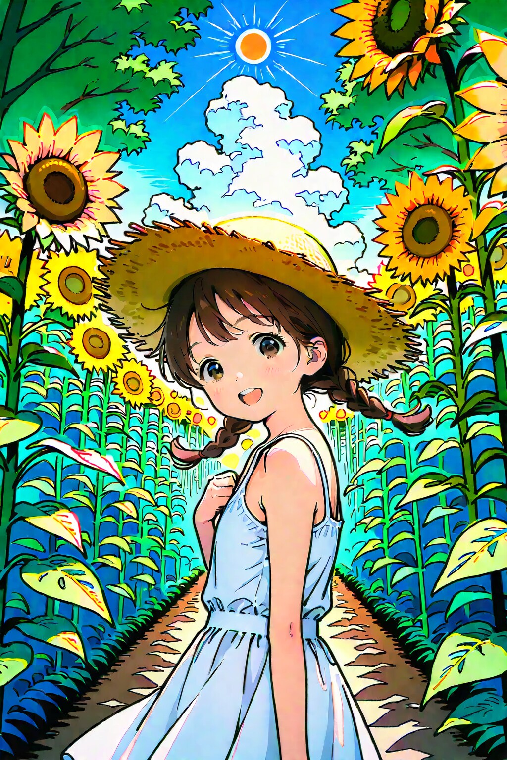 夏少女 (ひまわり)