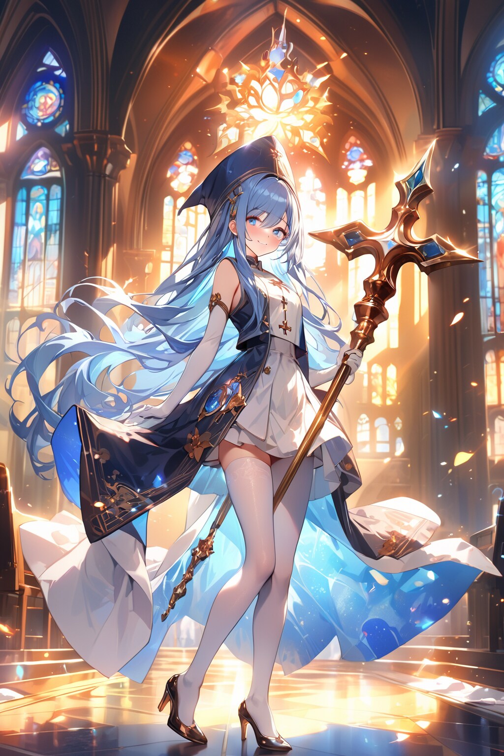 青髪プリースト２
