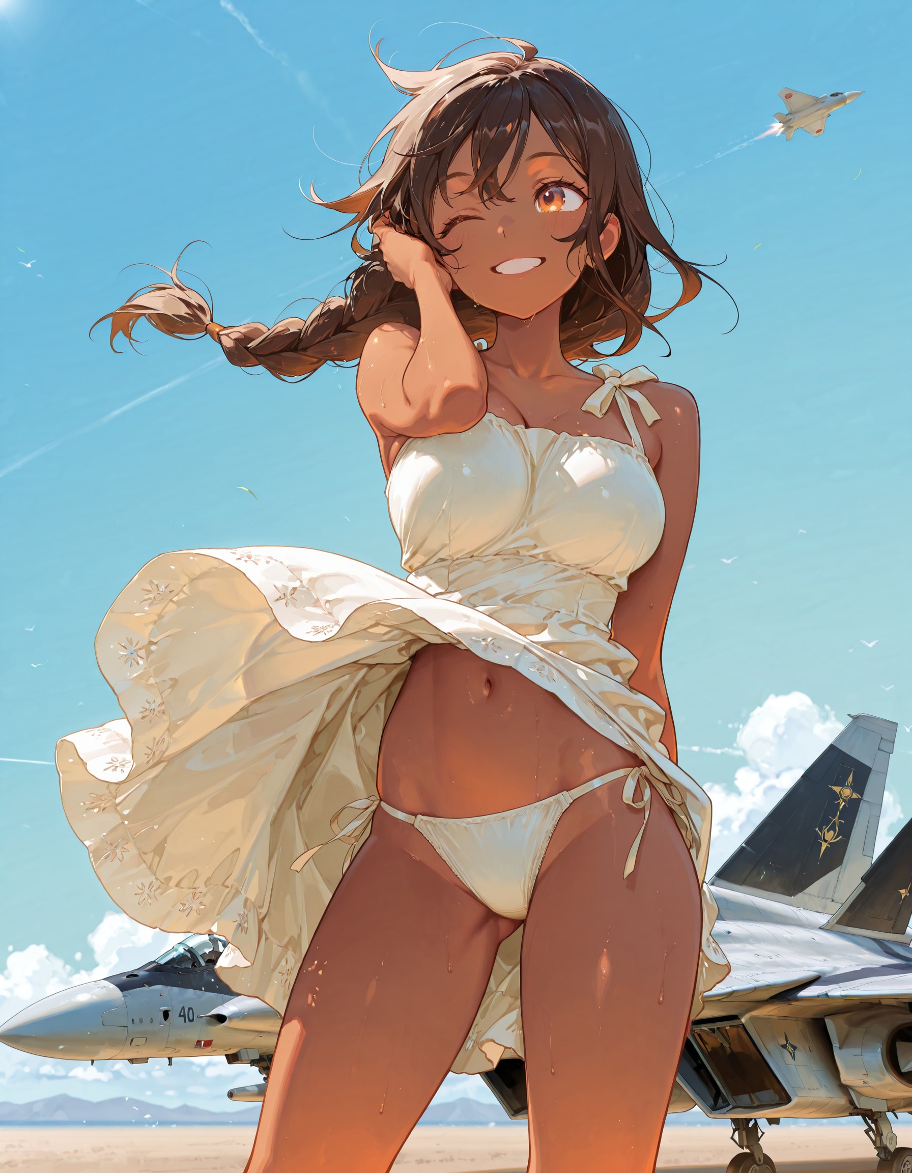 アビエーションショーにて