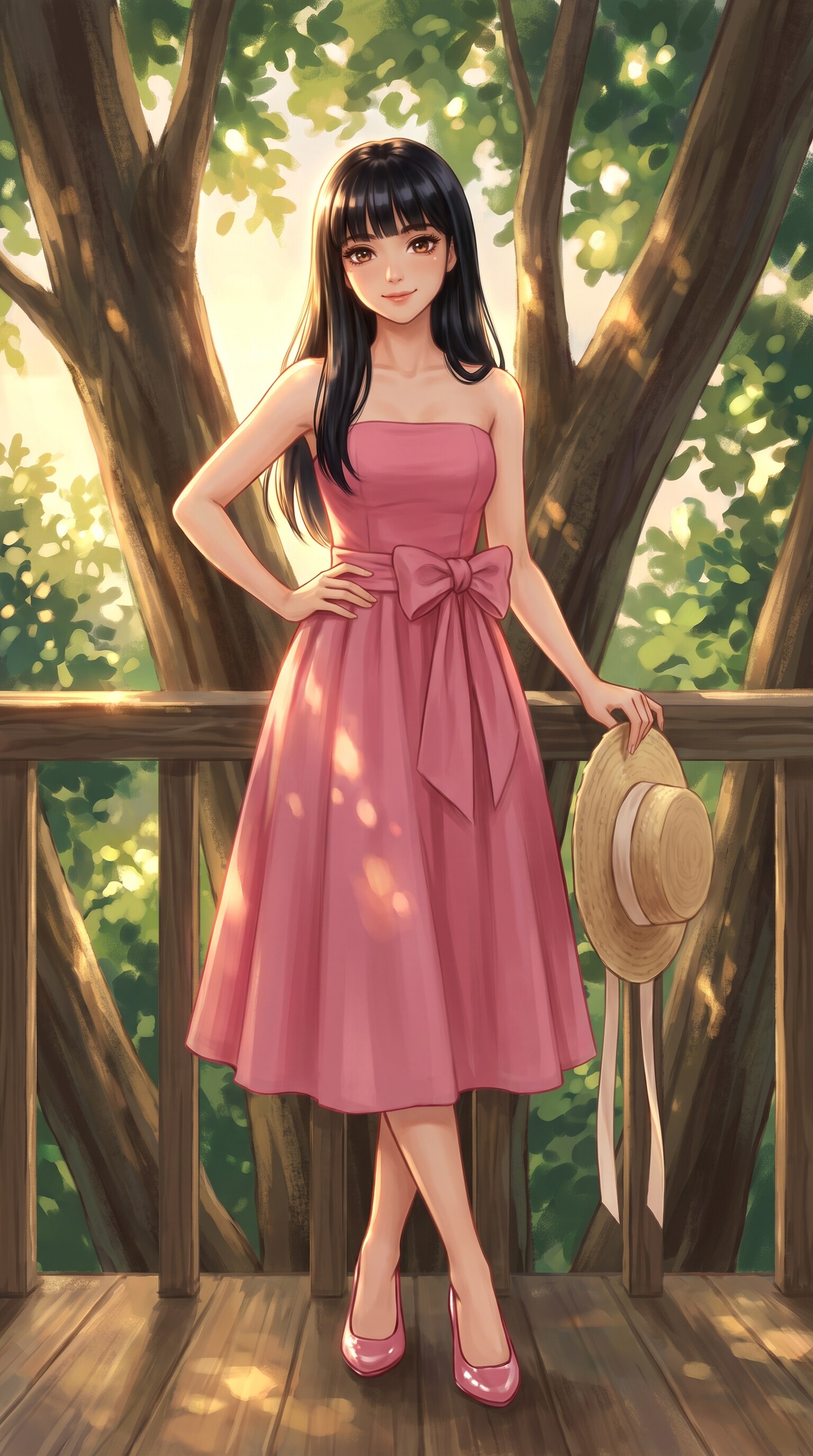 木洩れ日の少女