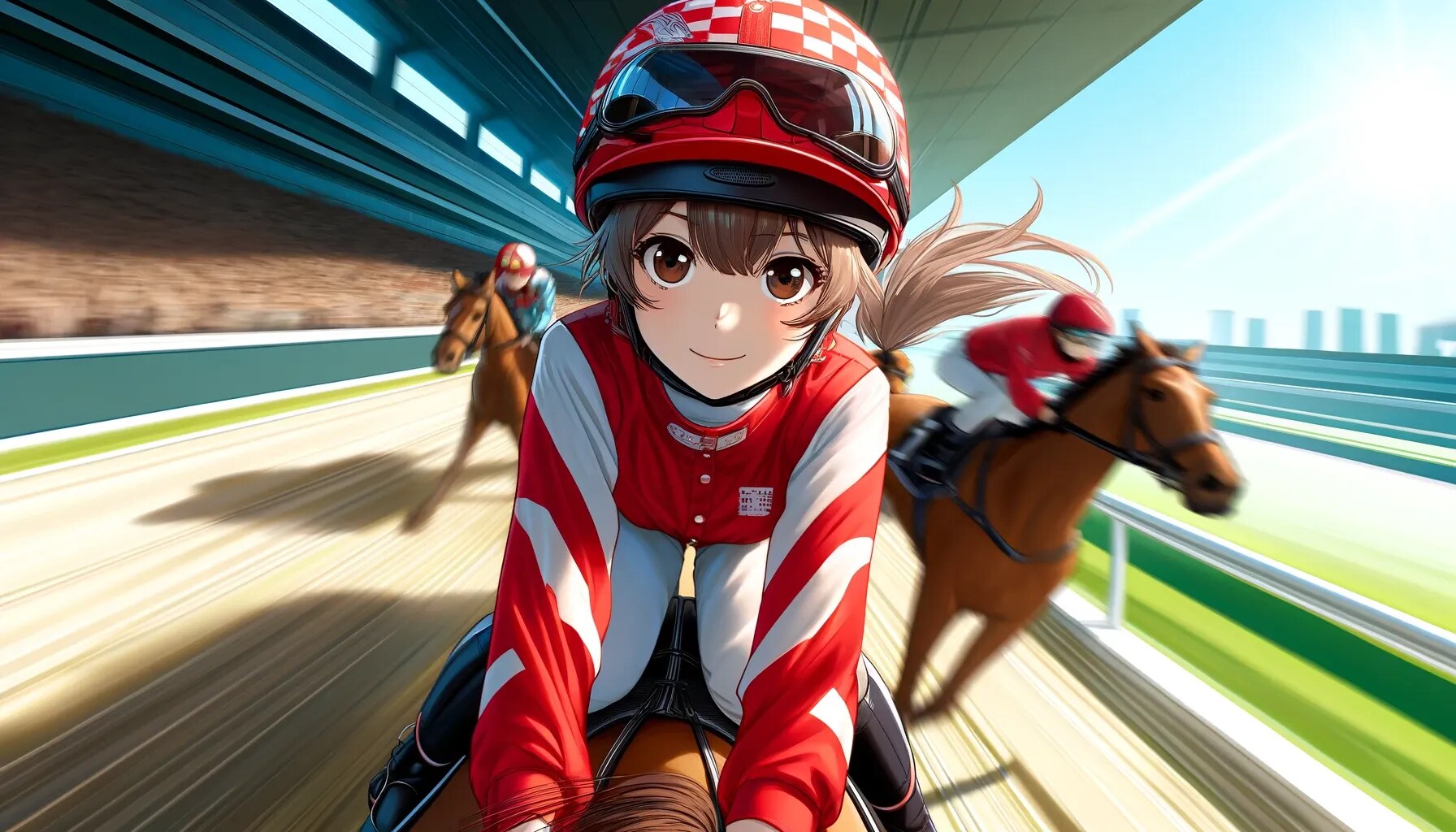 レース中のアクション