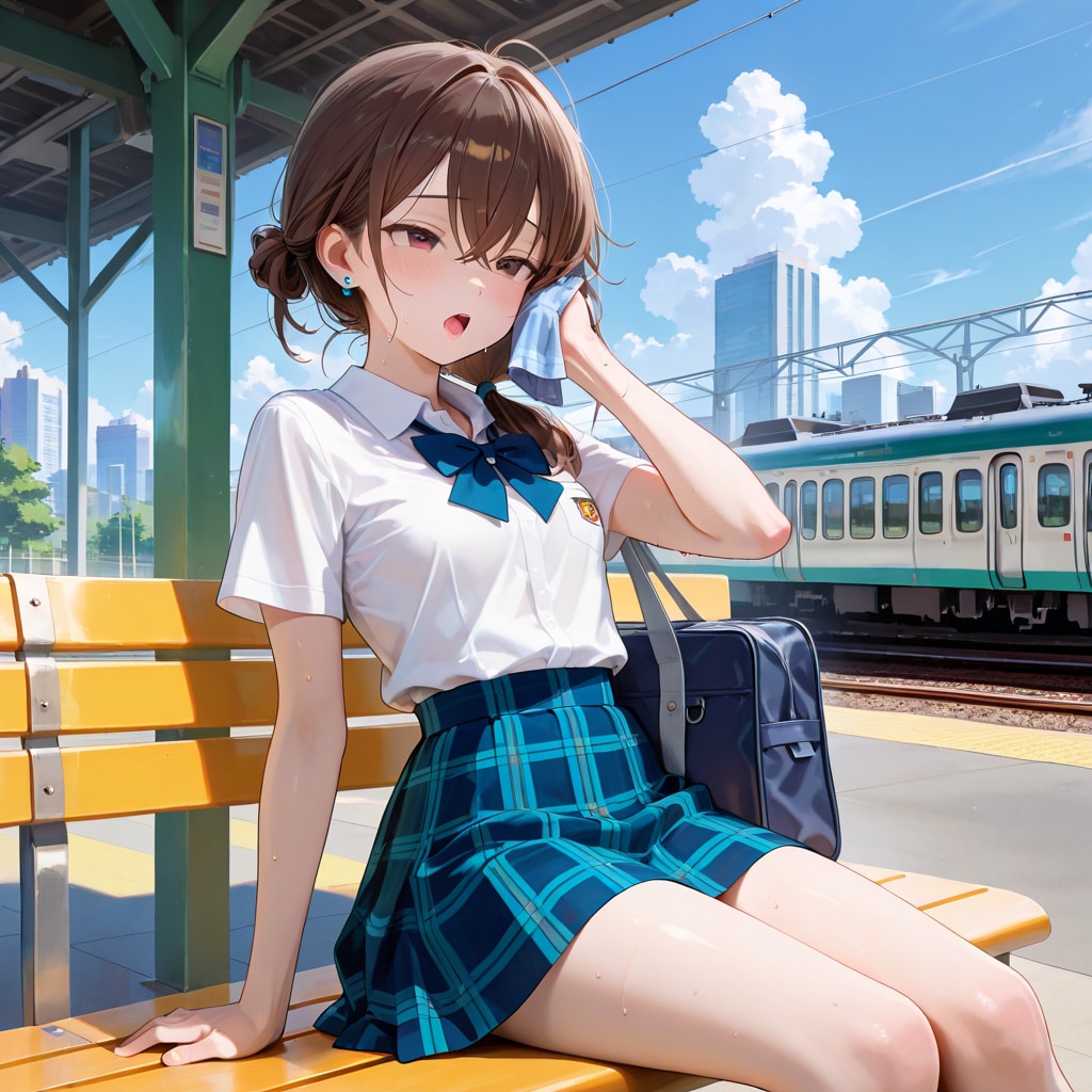 歩美 Summer School Uniform (4)