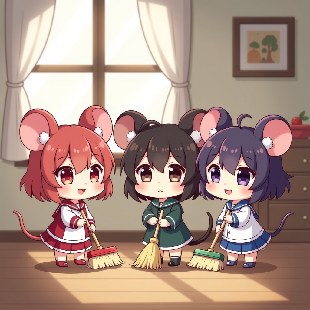 ネズミの掃除