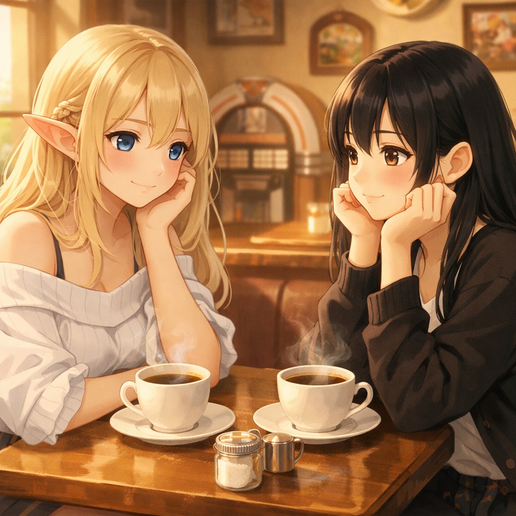 コーヒー、ブラックで。（喫茶店の日　03）