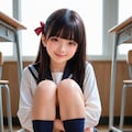 姫カット上履き女子 4枚目