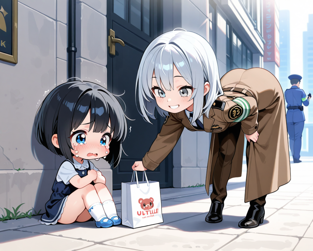 セラちゃんに保護される迷子のちーちゃん！！