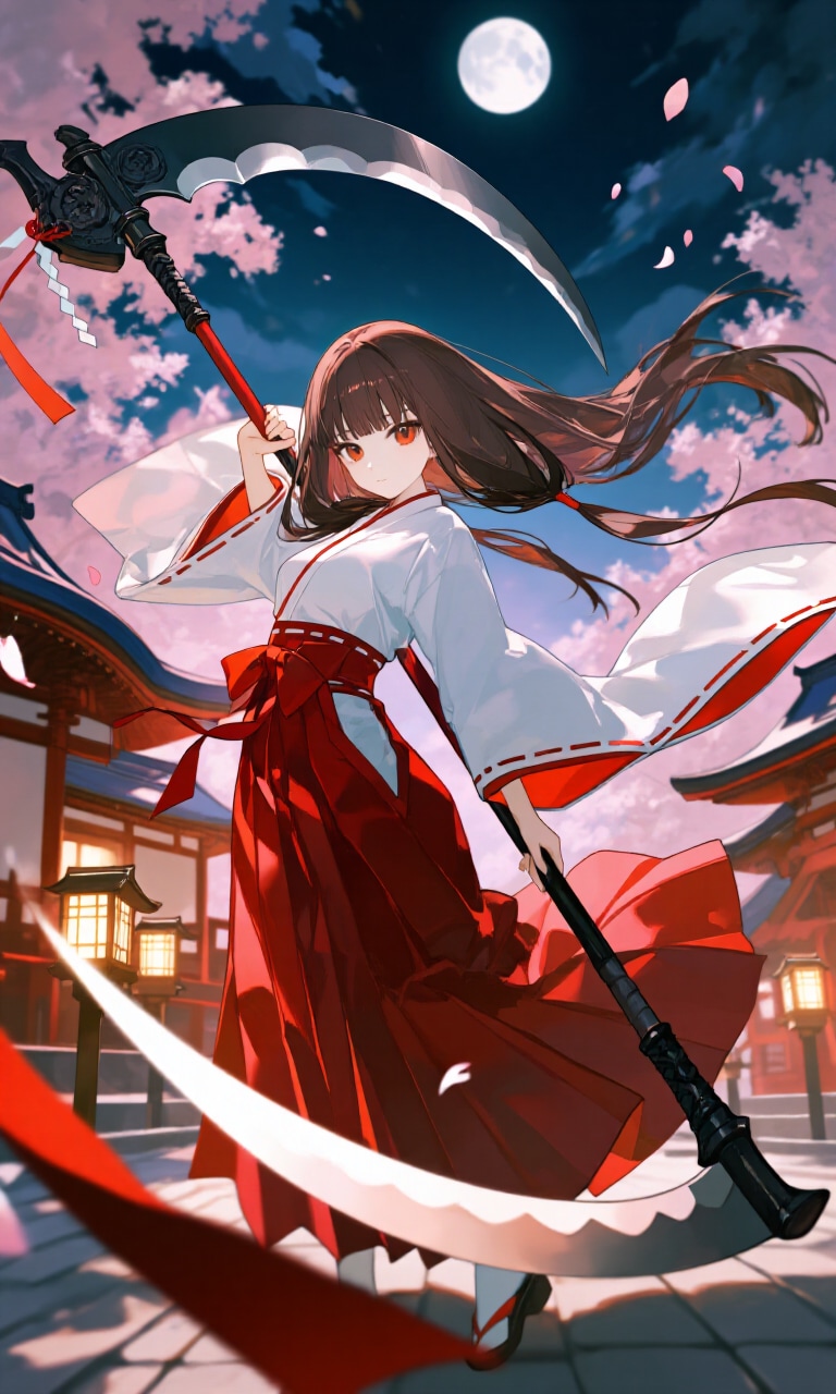 大鎌女子 | の人気AIイラスト・グラビア