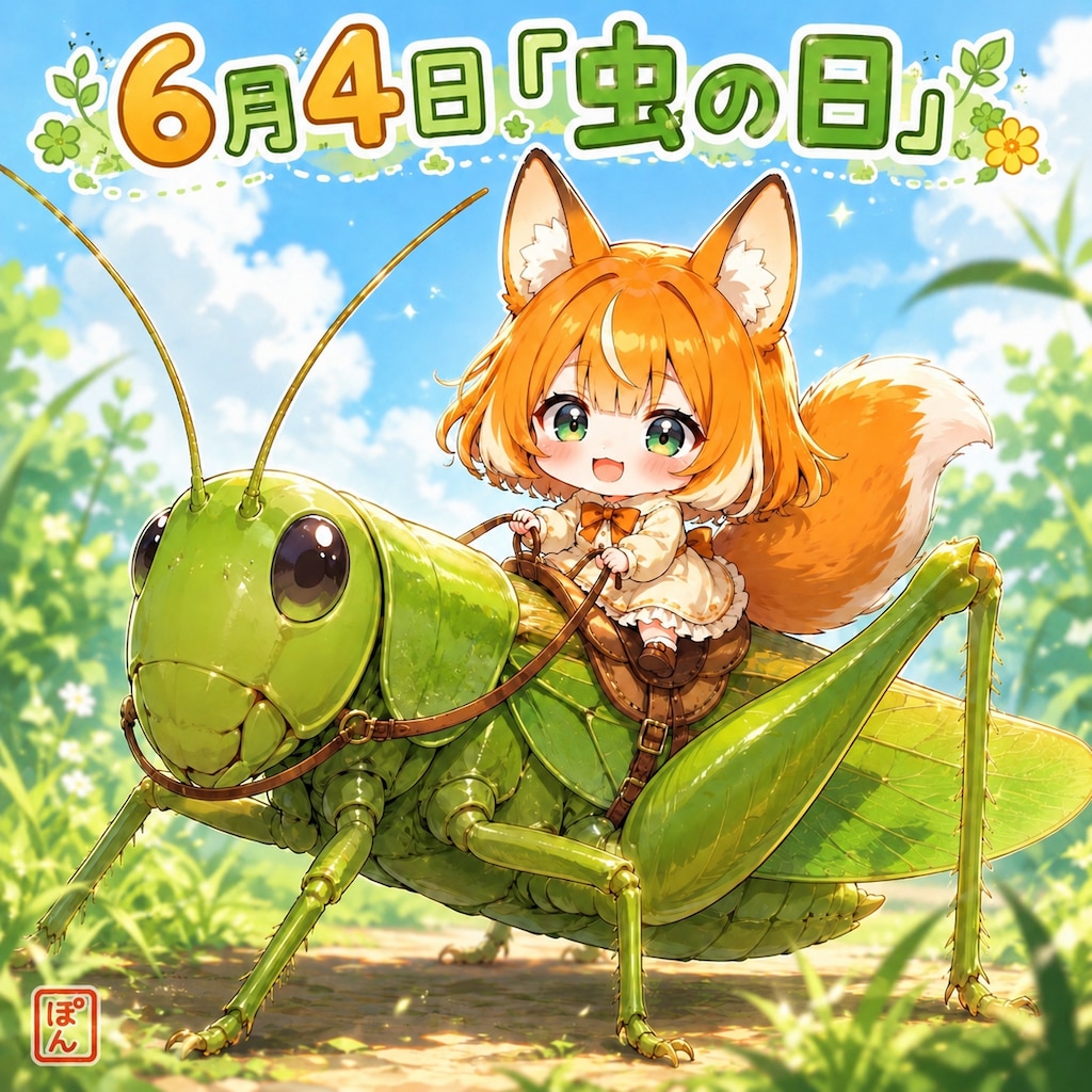 今日は虫の日