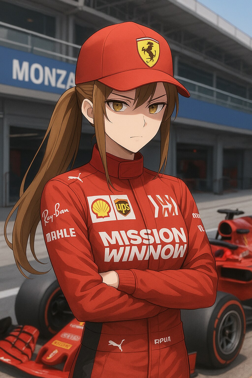 フェラーリ(擬人化) | の人気AIイラスト・グラビア